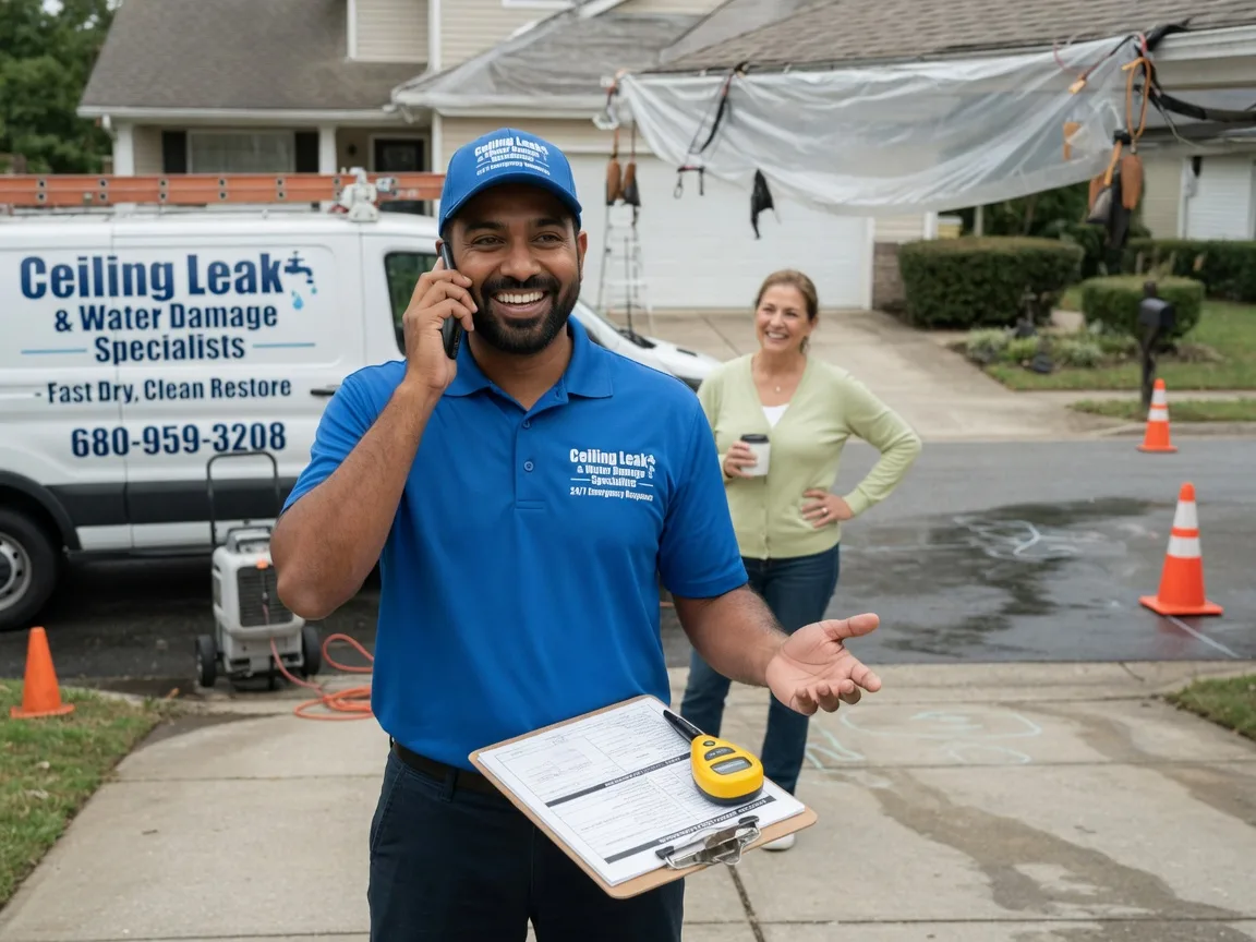 Ceiling Leak Cleanup Greeley, IA FAQs